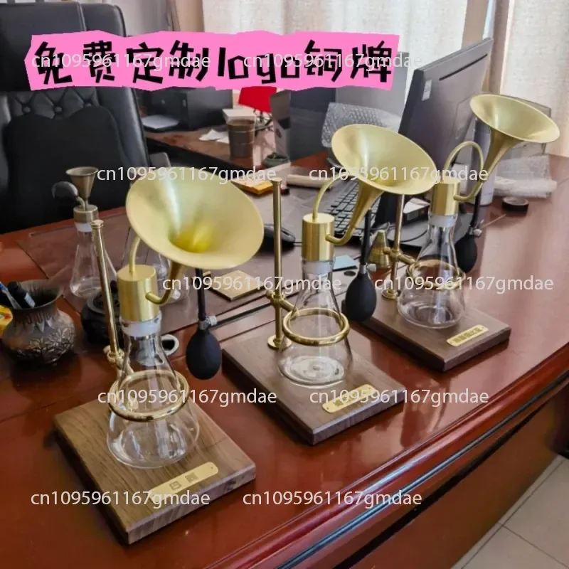 Copper scent bottle SPA  copper funnel scent device Brass scent instrument
