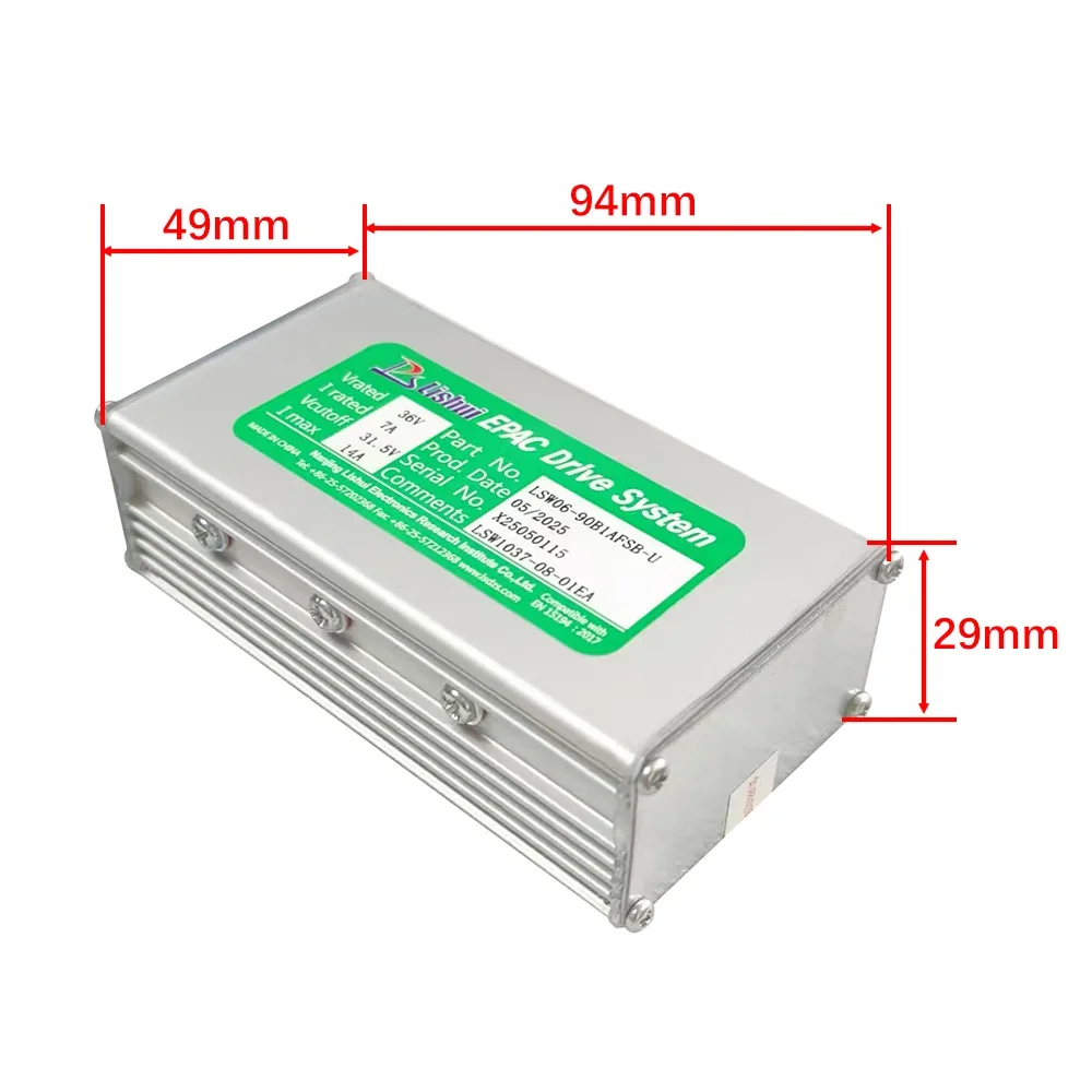 

Nulkomma LSW06-90B1AFSB-U 36V 14A Brushless Motor Controller Speed Parts for Electric Scooters MTB Ebike Accessories Speed