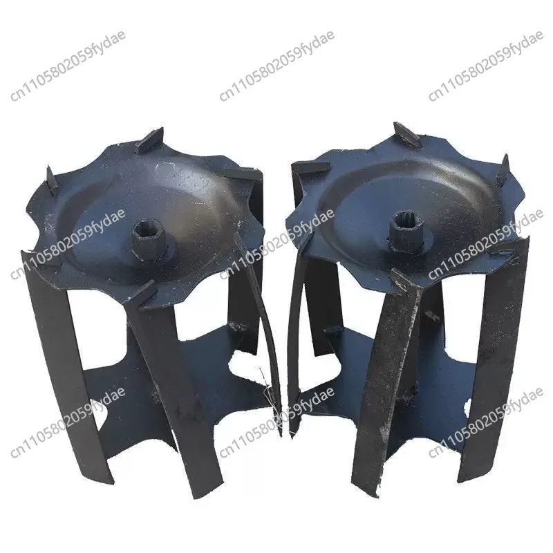 Micro Tiller Weeding Wheel, Accessories Hexagonal Star Anti-entanglement Hoe, Weeding Wheel