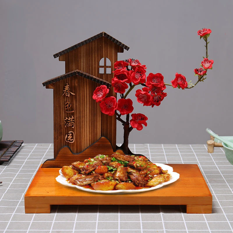 

Creative Solid Wood Root Carving Living Room Tea Table Hotel Artistic Cuisine Personalized Restaurant Layout Home Accessories