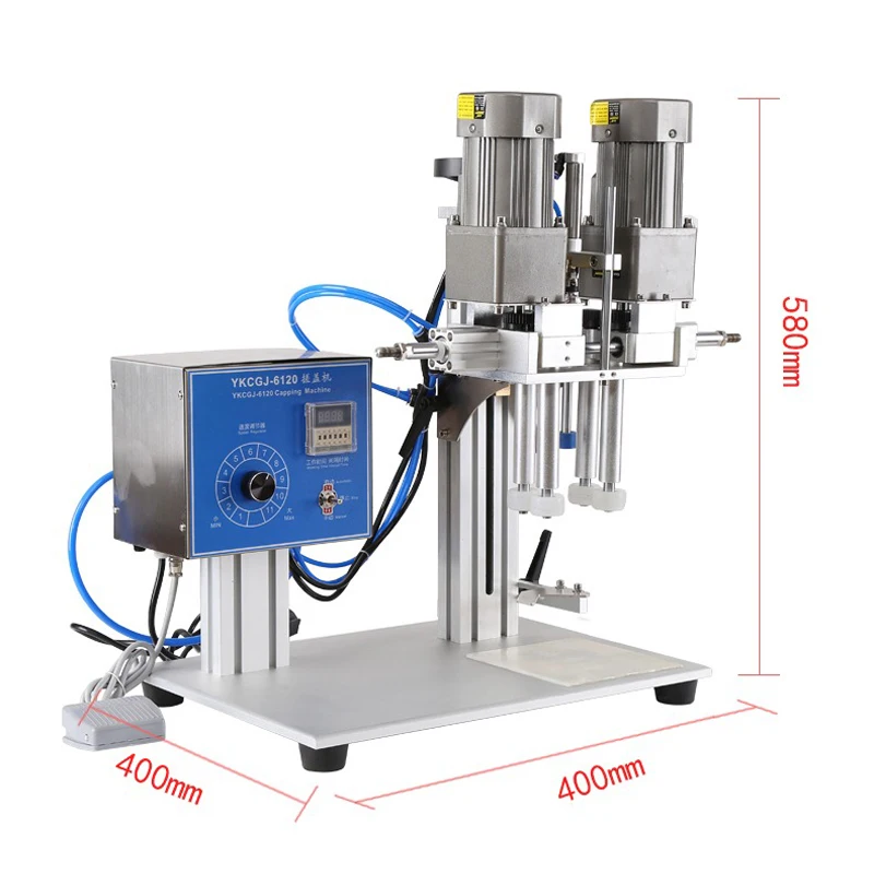 Duckbill Capping Machine Pneumatische Automatische Capping Machine Cosmetische Capping Machine Spuitfles Capping Machine 50-90Mm