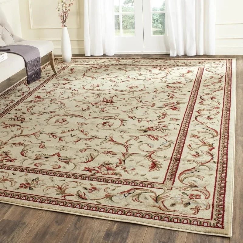 

Traditional Area Rug -Non-Shedding & Easy Care, Ideal for High Traffic Areas in Living Room, Bedroom