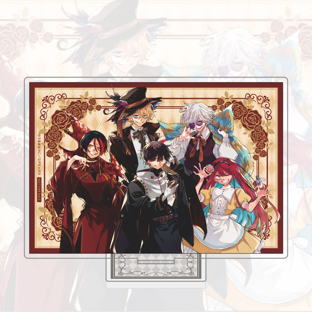Rekkyou Sensen Great Powers Front Acrylic Stand, Battle Anime Boy Figure Standee, Limited Edition Desk Decor Keychain