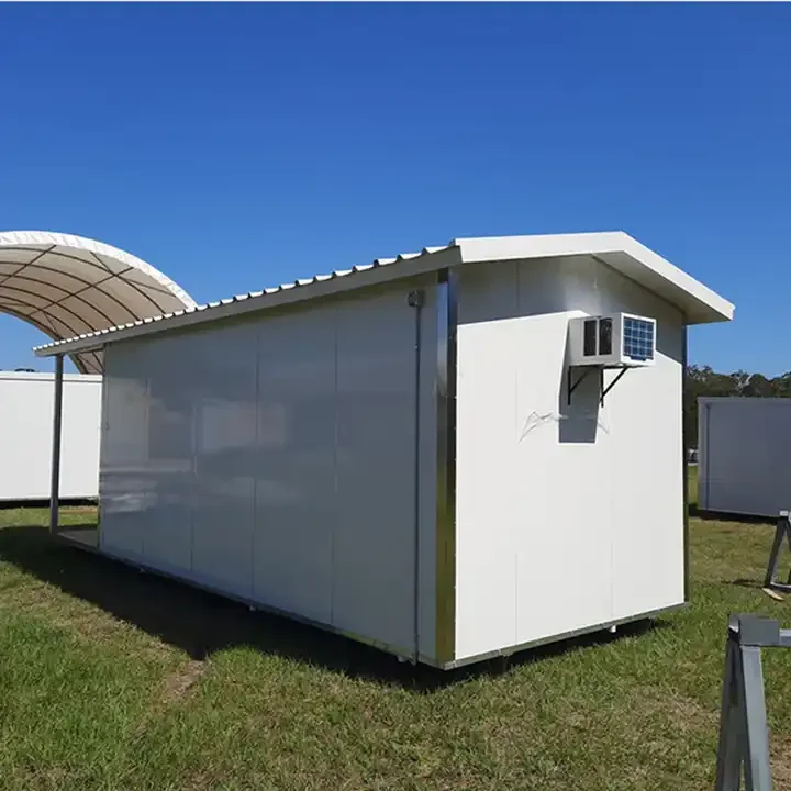 Fotografia 6: Casa Container Pré-fabricada de Última Geração, Fácil de Instalar, em Liga de Alumínio, Retangular, Modular, para Uso Externo.