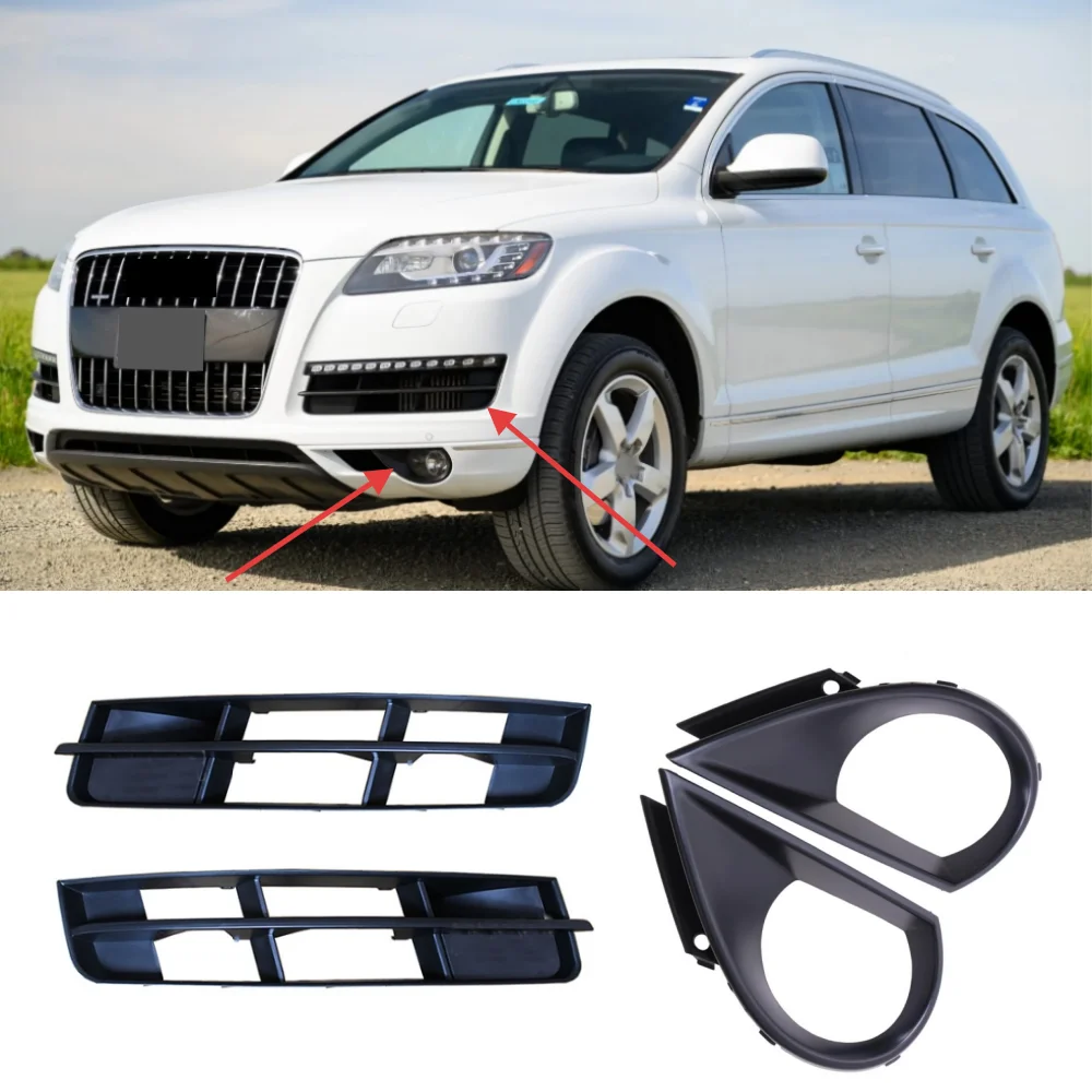 Car Accessory Fog Light Cover Lamp Frame Grille Car Accessories For Audi Q7 2007-2016