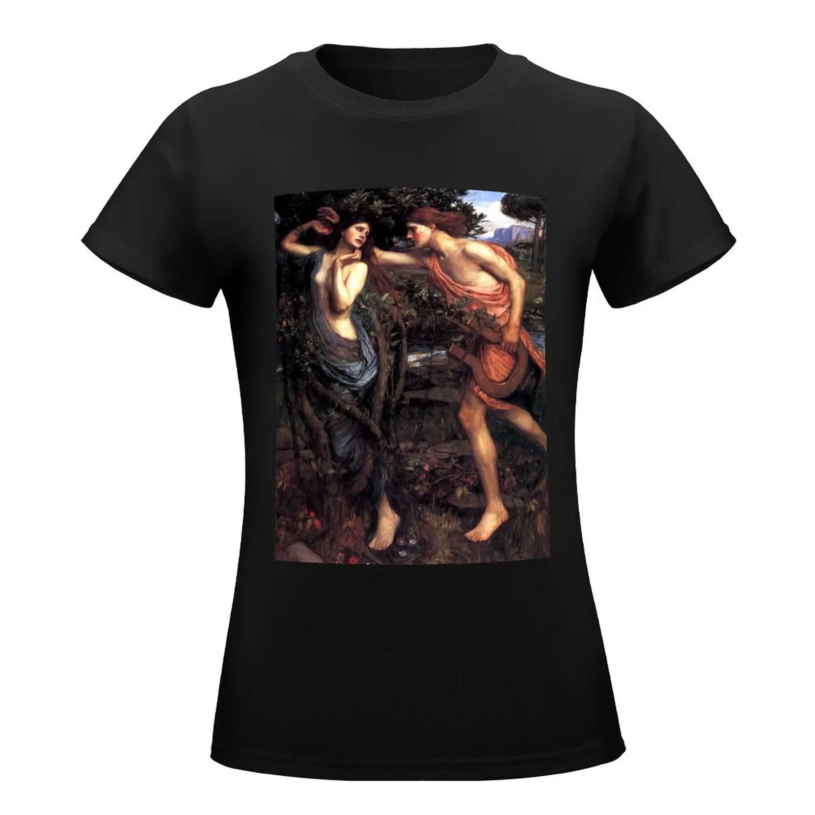 Apollo and Daphne - John William Waterhouse T-Shirt blanks oversized customs design your own Woman clothing