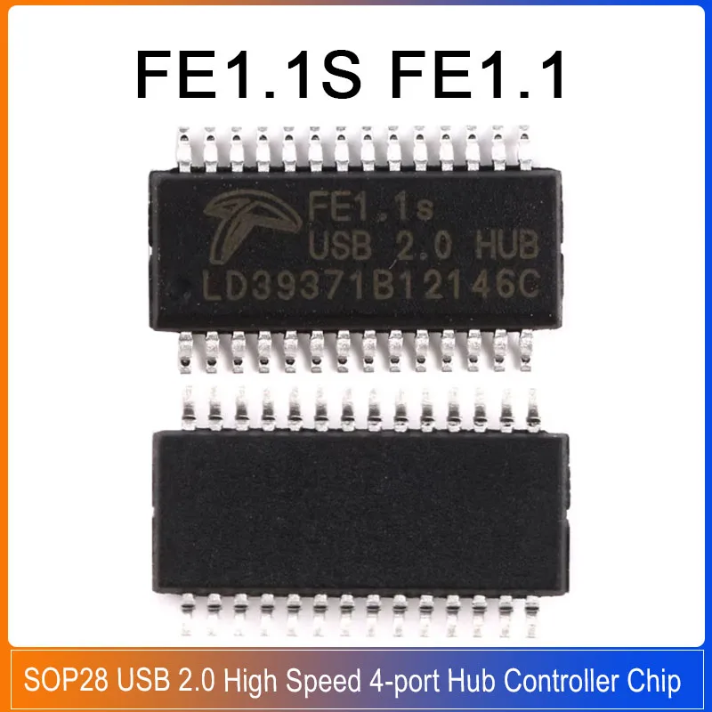 

5PCS FE1.1S FE1.1 BSOP28BCN USB 2.0 High Speed 4-port Hub Controller HUB Shunt Chip