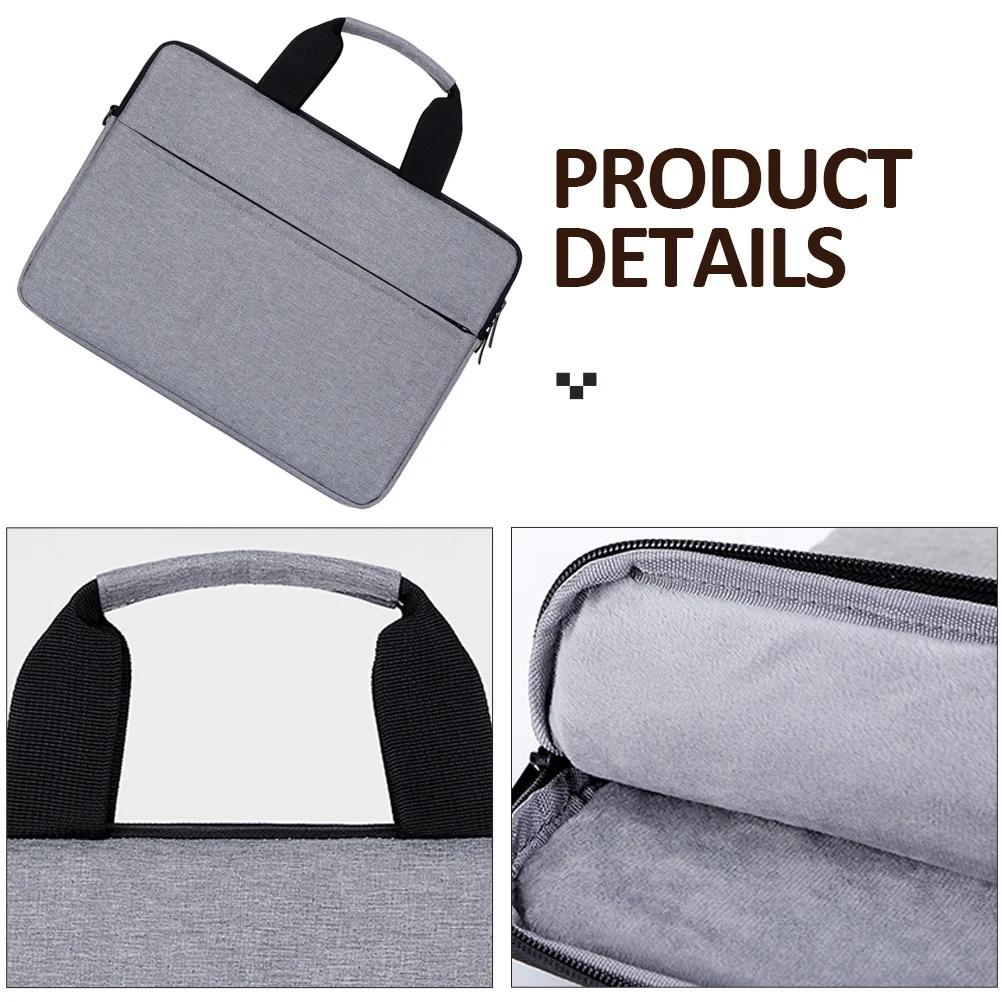 

Laptop Sleeve 15.6 Inch Computer Bag Waterproof Oxford Cloth Messenger Tablet PC Handbag Tote Shoulder Briefcase Storage