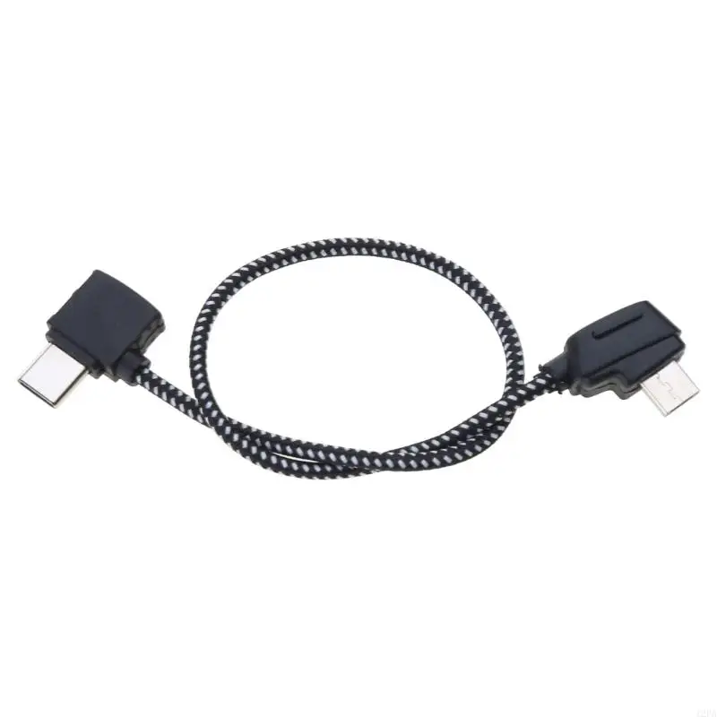 Y5H 20.7cm Length Connector Data Cable for Mavic 2 AIR Aerial Data Wire Micro USB to Type C Data Cable
