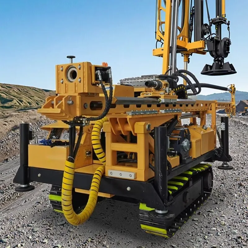 Fully Hydraulic Core Drilling Rig 250M Light Crawler Geotechnical Drill Reverse Circulation Sampling Rig