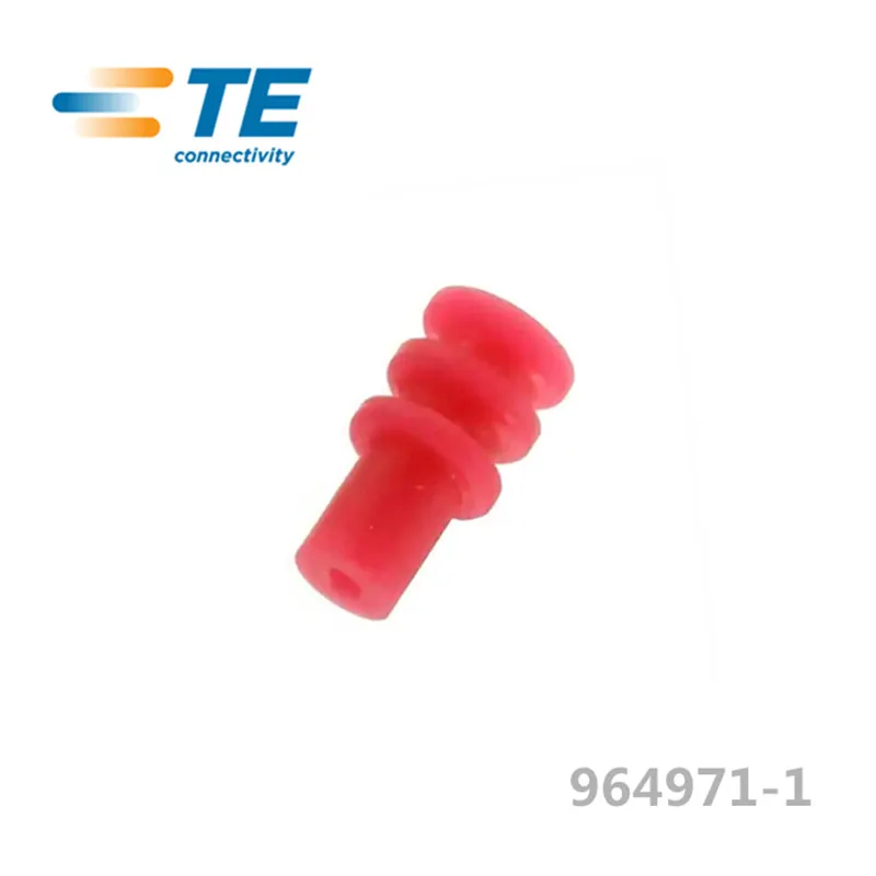 

100PCS TE original 964971-1 FEP 46021300 Red Individual Loose Cable Seal 0.35 - 0.50 mm2 VW 357972740E