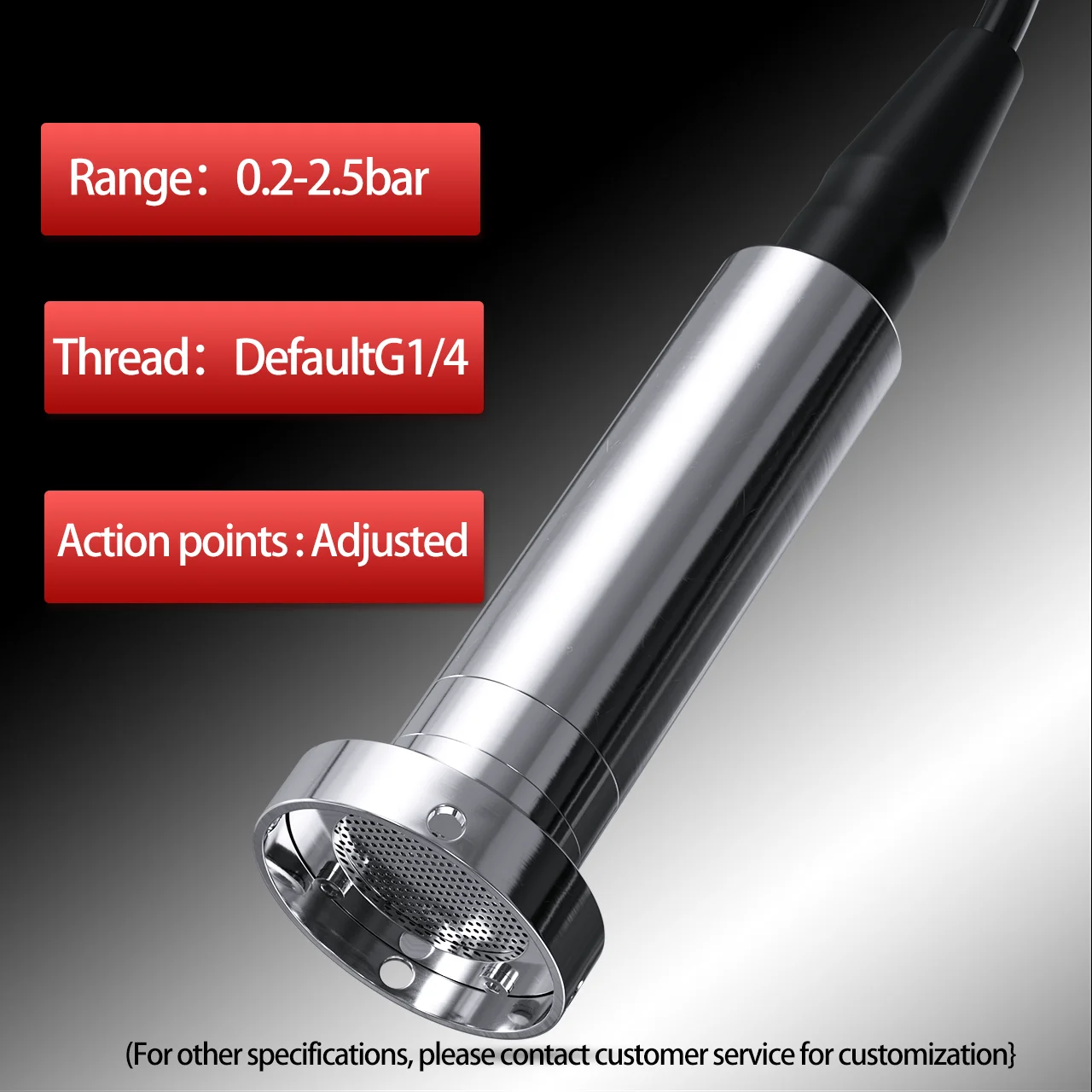 

Water Leakage Level Sensor 4-20mA 0-10V 0-5V RS485 Output 304 Stainless Steel Probe 0-500m Anti-Clogging Level Transmitter