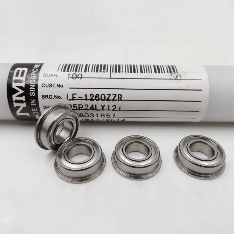 20pcs NMB high speed flange bearing RF-1450ZZ RF-1760ZZ RF-1970ZZ LF-2280ZZ F605ZZ F606ZZ F607ZZ F608ZZ