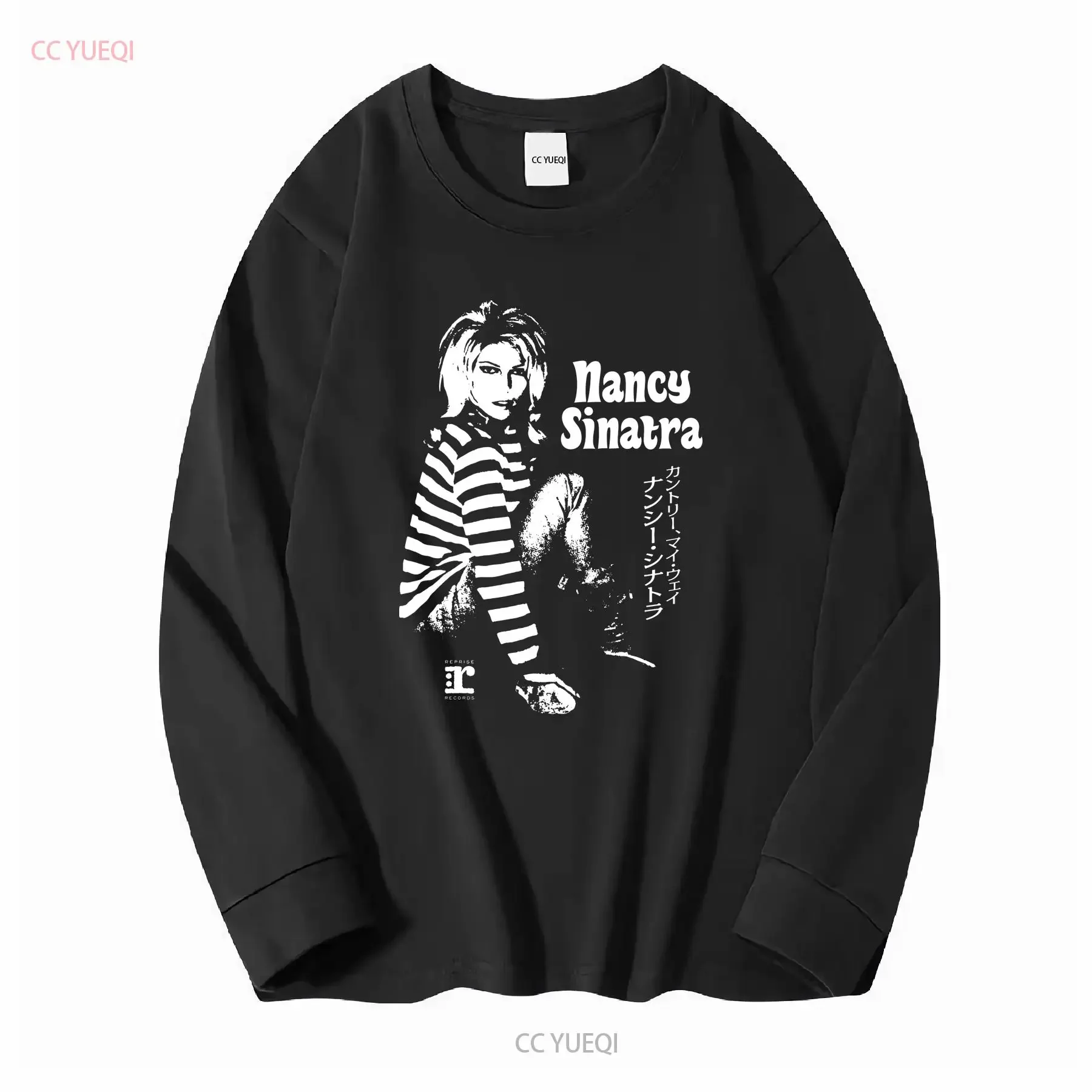 تي شيرت نانسي سيناترا الرائع بأكمام طويلة أو قصيرة، عتيق مغسول للجنسين، ملابس الشارع، رسم أنيق ومتعدد الاستخدامات