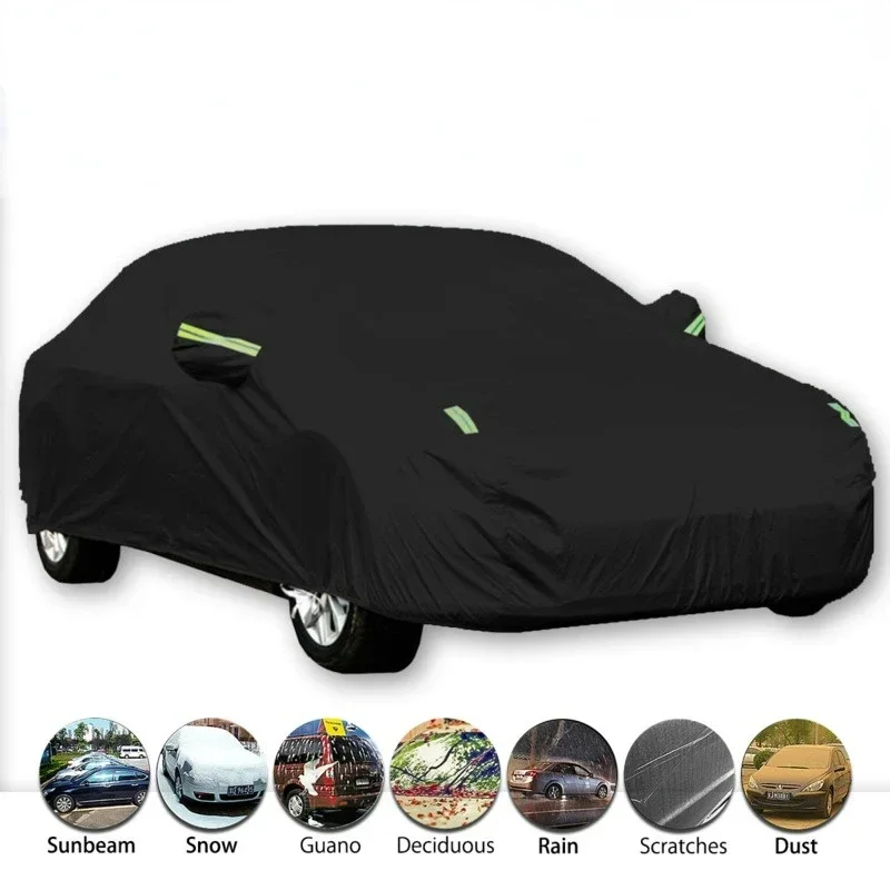 Universal 190T Car Covers snow waterproof  Tent Camping For Cars Engine Car Awning Sedan Car Zipper Design