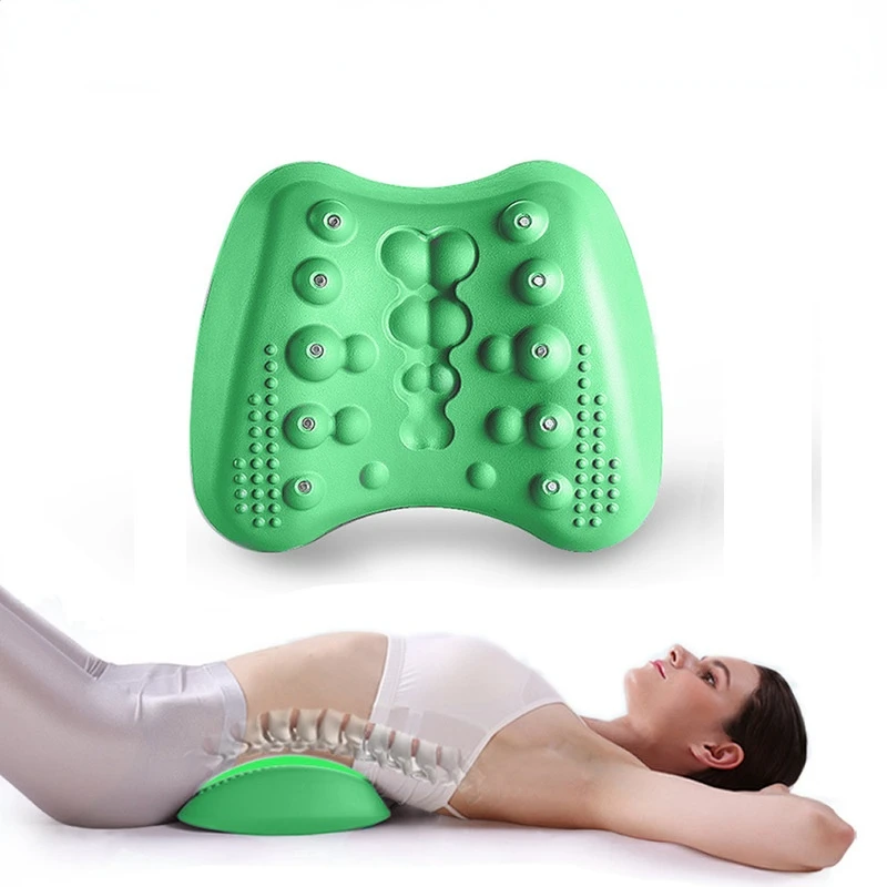 

Lumbar Waist Massager Home Lumbar Disc Pain Spine Massage Pillow Correction Lumbar Traction Device Lumbar Spine Corrector