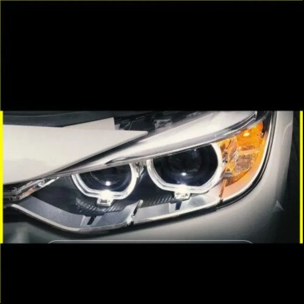 

for 3 series 2013-15 angel eye xenon DRL Daytime Running Light Yellow turn signal pair of Car Headlight