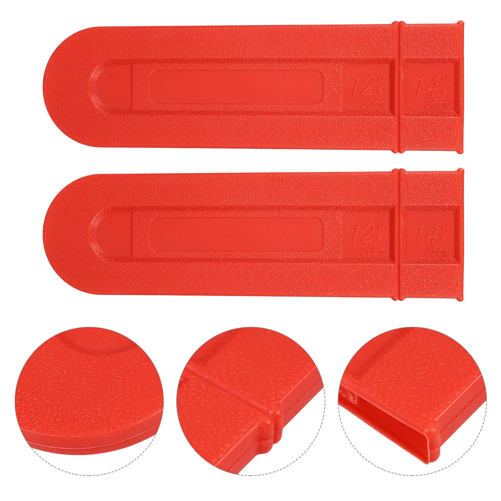 

2Pcs Chainsaw Bar Cover High Durability Protective Scabbard Guard 12 Inch Chain Saw Bar Protective Cover Anti Scratch