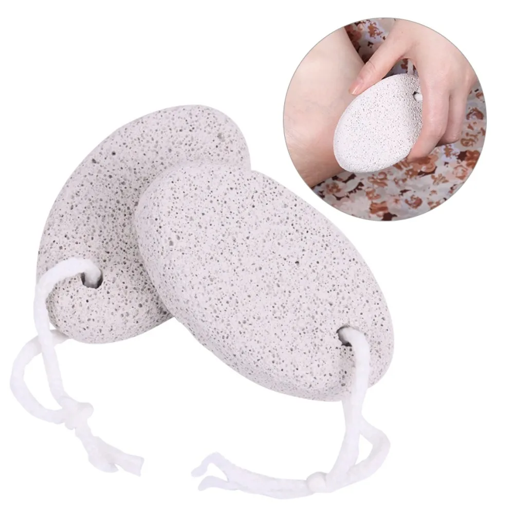 Elliptical Natural Pumice Stone Feet Dead Skin Exfoliation Tool Accessories Pedicure Brush Hard Grinding Foot Stone