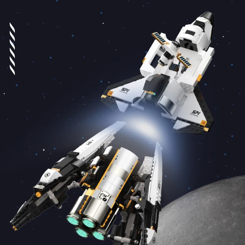 

Creative Spacecraft Aircraft LED Lighting Building Blocks Sets Spacecraft UFO Brick Model Kit Toys Adults Kids Boys Gift 1274PCS