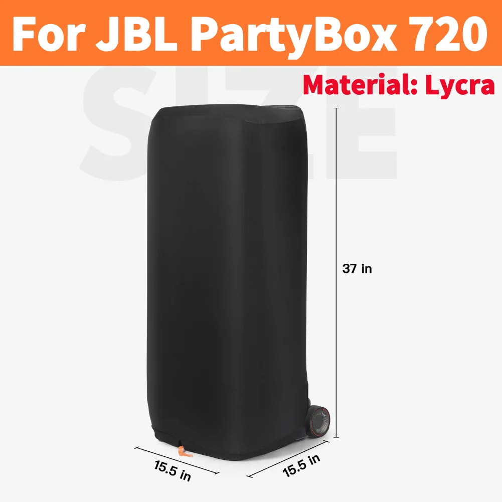 Speaker Dust Cover Waterproof Speaker Protective Cover Double-Sided Storage Bag for JBL PARTYBOX 310/320/110/120/520/710/1000 image 3