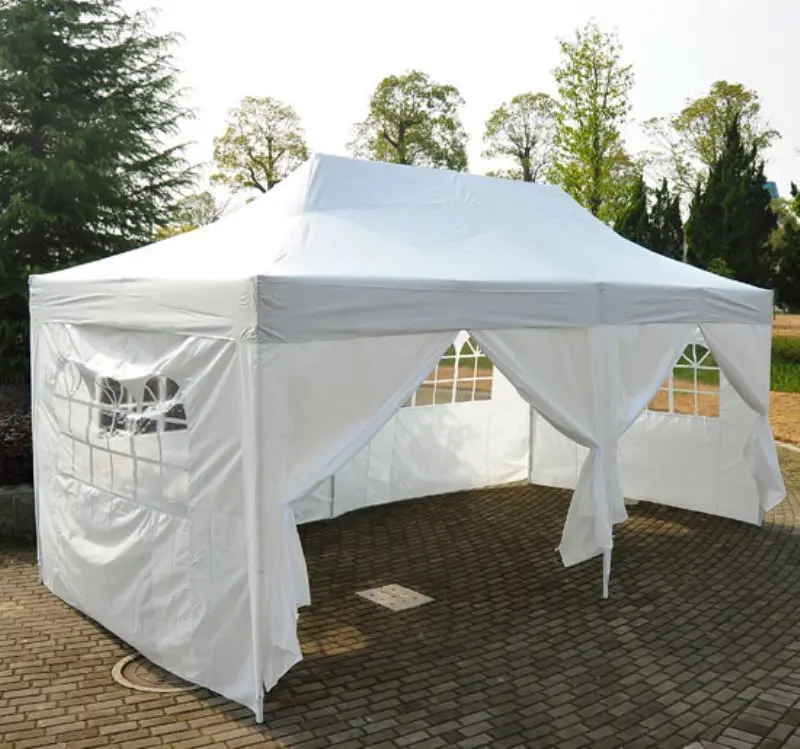 3X6 meters all-iron pointed roof folding tent wedding shed camping awning awning