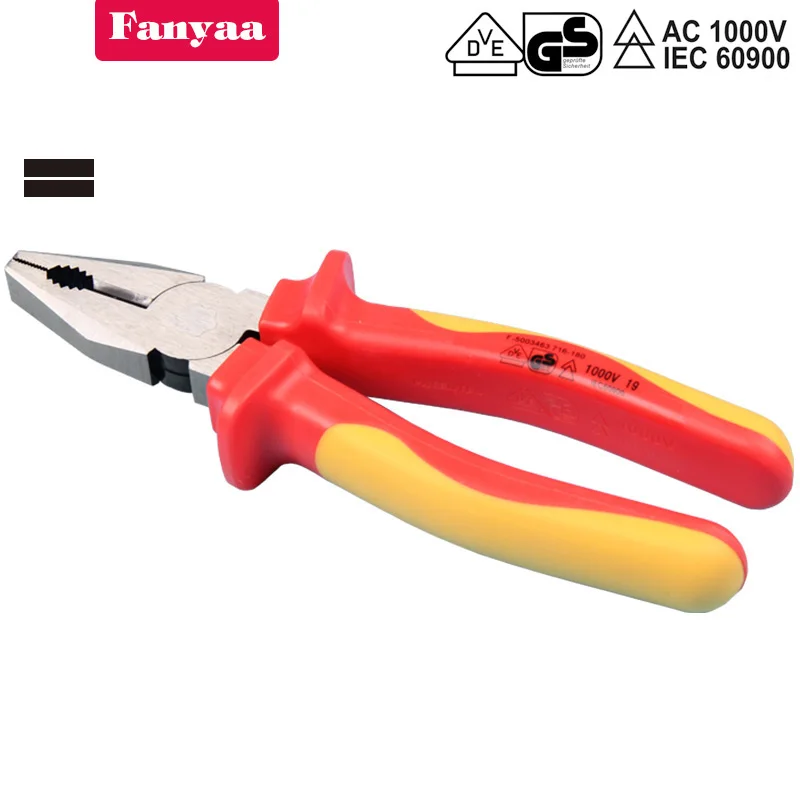 Fanyaa Insulated Regular Flat Mouth Pliers 7