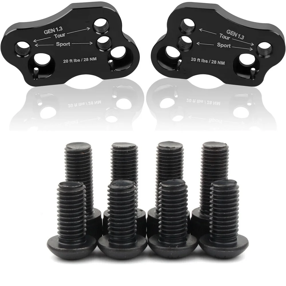 Motorcycle Billet Aluminum Handlebar Risers Up Adapters Bracket Extender Mounts Clamp For Honda Goldwing GL1800 2018-2023 view 3
