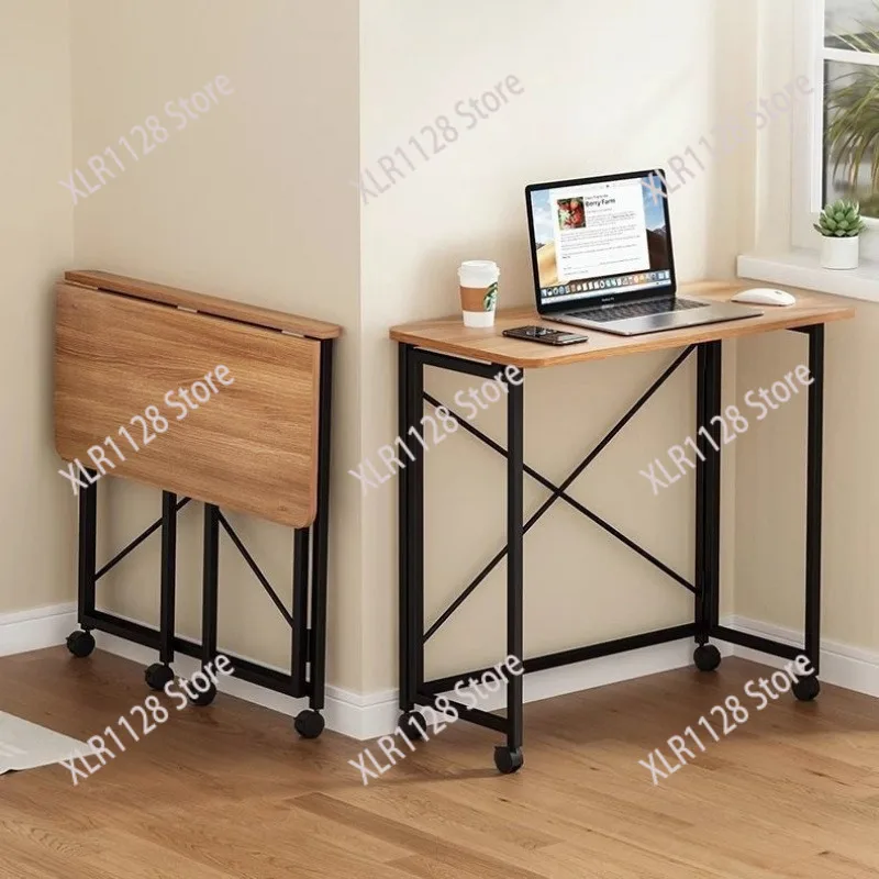 

Compact Foldable Writing Desk Minimalist Home Table for Bedroom Study & Student Dorm