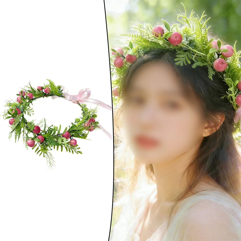 adjustable-flower-crown-headband-featuring-hawaiian-inspired-blooms-for-weddings-summer-parties-beach-outings-and-photo