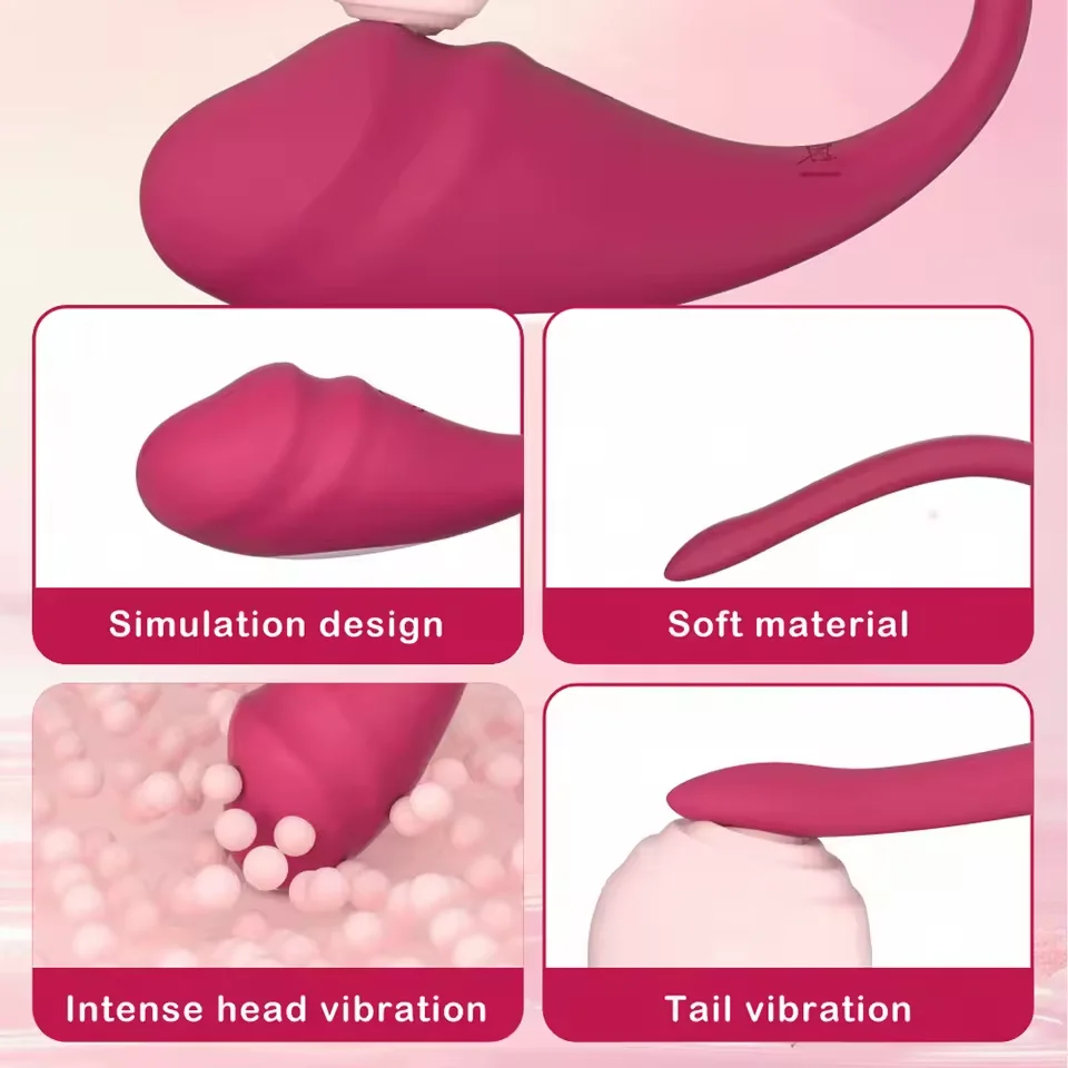 Wireless Vaginal Egg Vibrator App Control G Spot Anal Vibrating Massager Wearable Stimulator Adult Sex Toy for Couples view 4