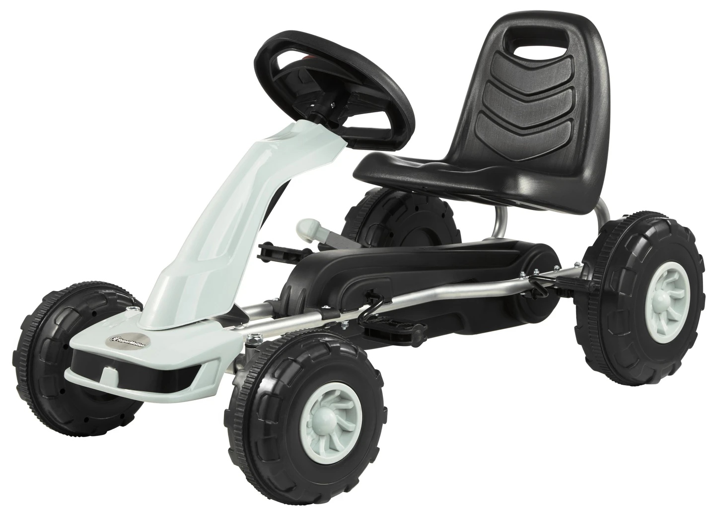 HyperMotion Pedal Chester Sports Rider voor kinderen van 3, 4, 5, 6 jaar Racevoertuig met rem- en aandrijfkap