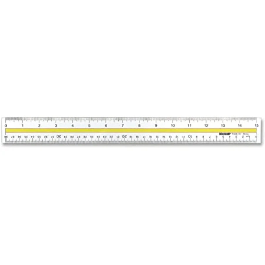 Acrylic Data Highlight Reading Ruler for academic and office use, clear tinted guide, transparent color, scratch-resistant and
