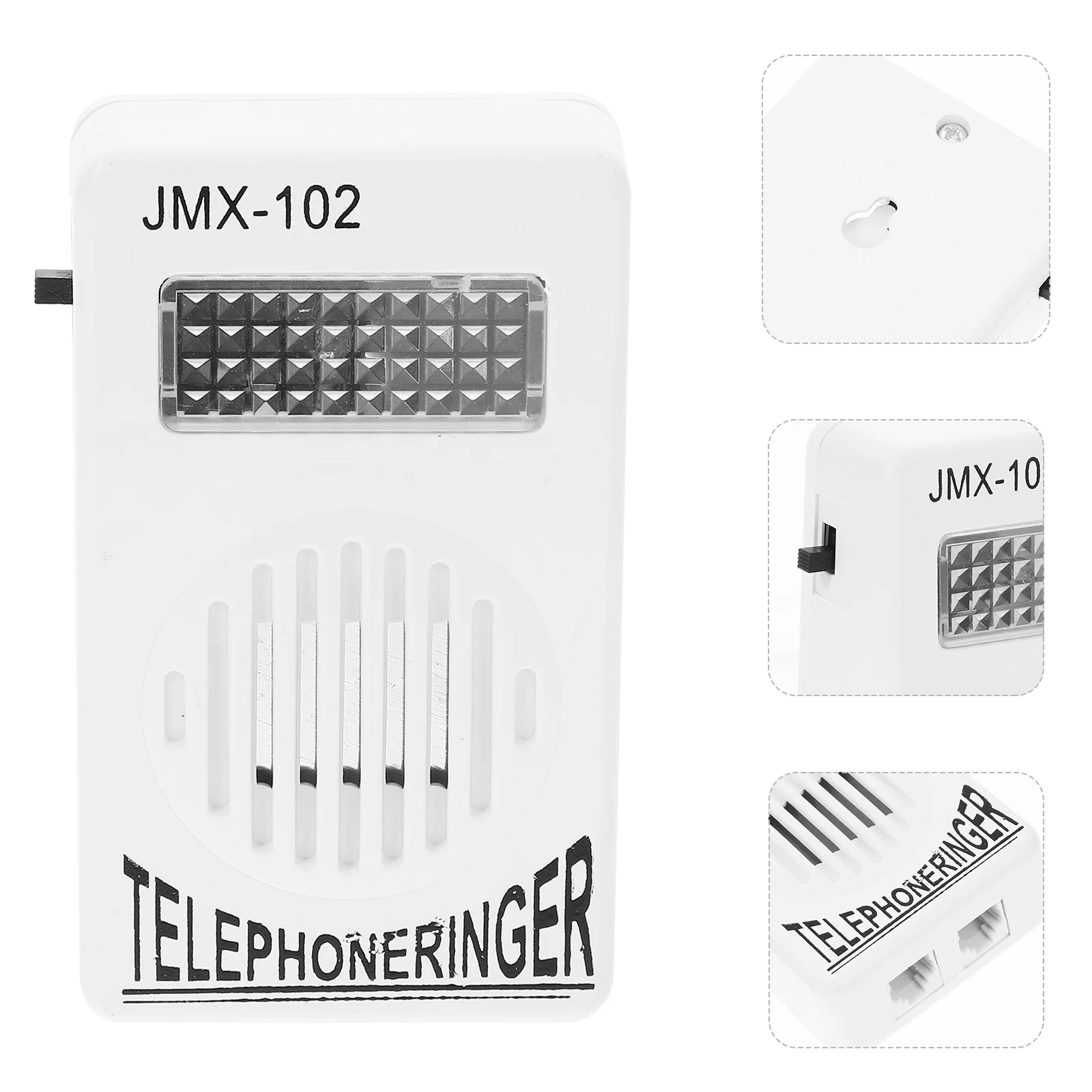 

Loud Telephone Ringer Amplifier Phone Ring Volume Boost Device For Landlines Adjustable Volume Compact Portable Ring