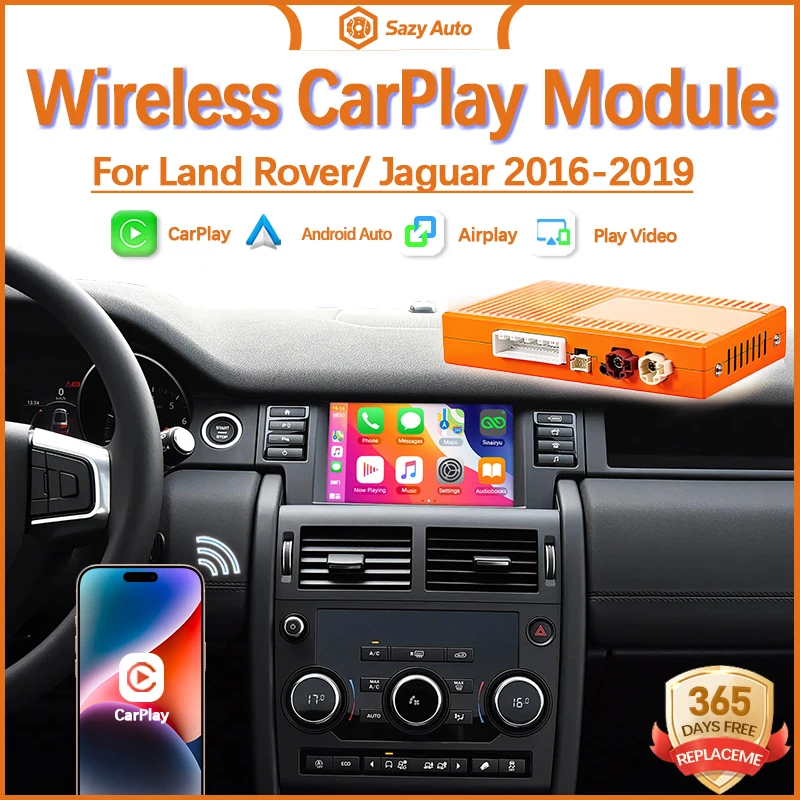 Android Auto Wireless Carplay Module Box For Land Range Rover Haman Bosch Evoque Discovery 4 Jaguar XE XF F Type Mirror Link