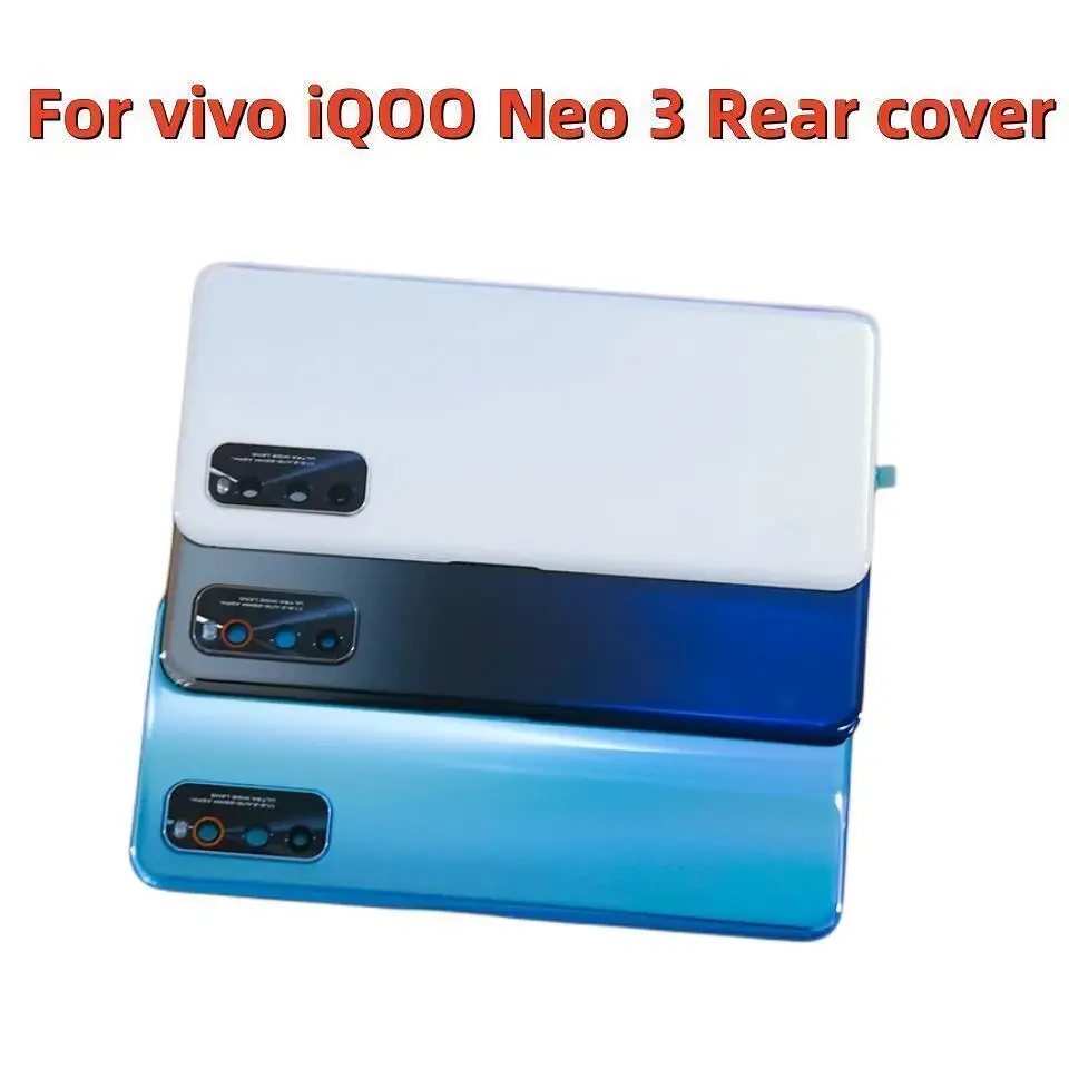 For vivo iQOO Neo 3 Neo3 Battery Cover Repair for vivo iQOO Neo 3 Back Battery Cover Door Housing