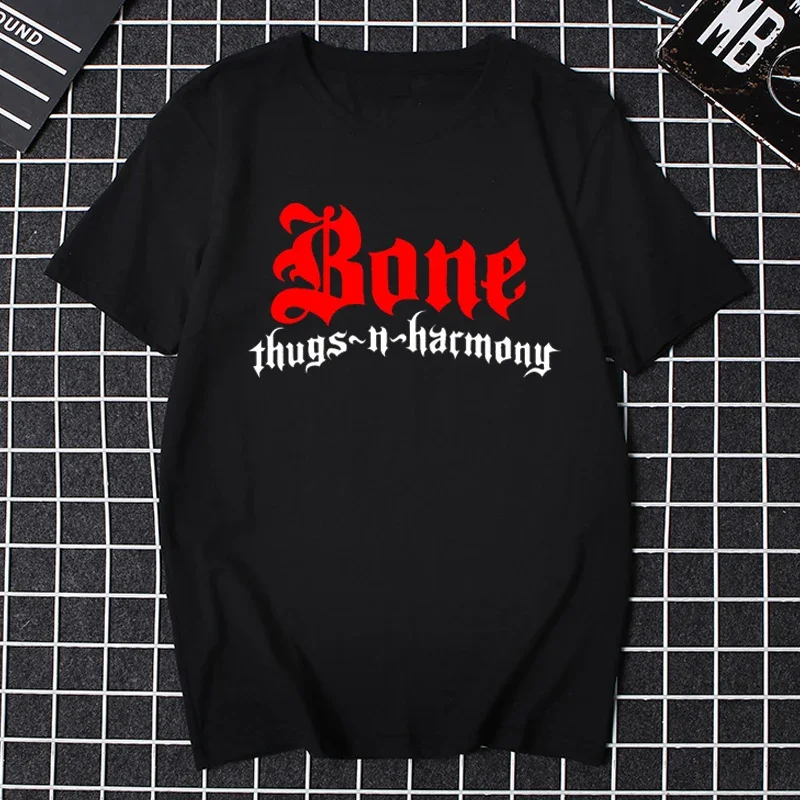 Men harajuku Retro  printed style new  CLOTHING BONE THUGS N HARMONY T Shirt harajuku funny oversized graphic