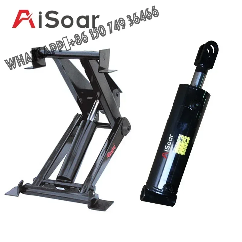 Base End Welded With Cross-Tube Double Acting Hydraulic Cylinder For The Press