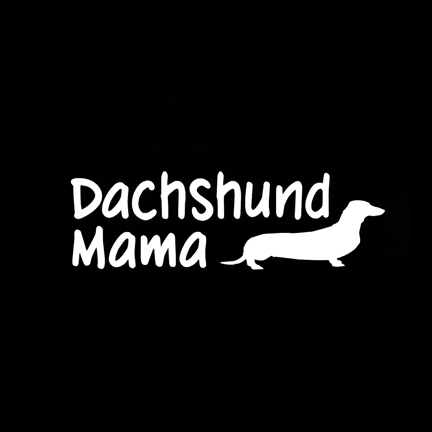 Cute sausage dog shaped car window bumper checkered flag windshield decorative accessories vinyl car stickers