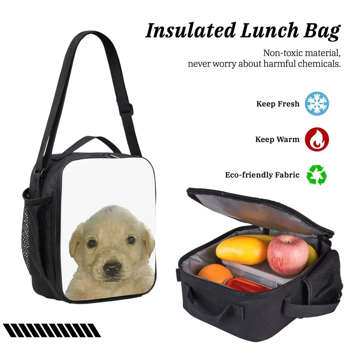 Jotchua Meme Jotchua الكلب على ظهره طالب صبي فتاة BookBag حقيبة مدرسية حقائب كتف الكمبيوتر 3ps معزول حقيبة الغداء مقلمة