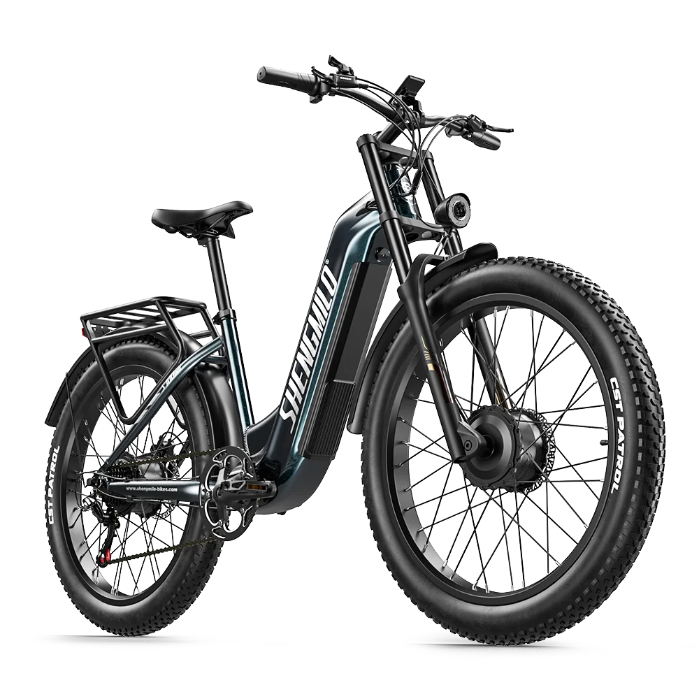 Shengmilo S700 Pro Elektrofahrrad für Erwachsene, mit zwei Motoren, 48V25AH Batterie, City-E-Bike, 26 Zoll Fat Tire E-Bike, E-Mountainbike