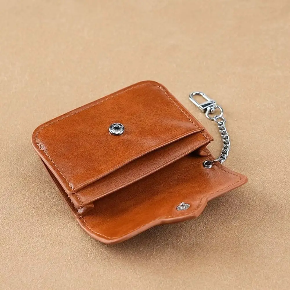 

Purse PU Leather Car Key Chain Heart Shaped Multi-card Card Holder Anti-magnetic Lightweight Small Wallet Women