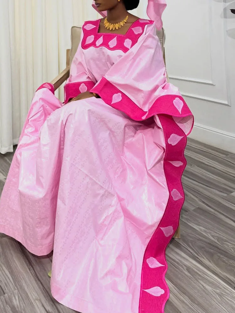 African Bazan Style Custom New Robe Embroidery Elegant Classic Plus Size Fit Four Seasons Wedding Dress