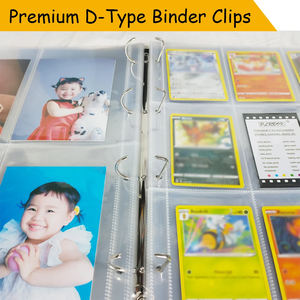 A4 D Type 4 Ring PP Soft Cover Binder Large Capacity Card Book 6×4 10×15 Photo Album Budget Postcard File Protector Scrapbook