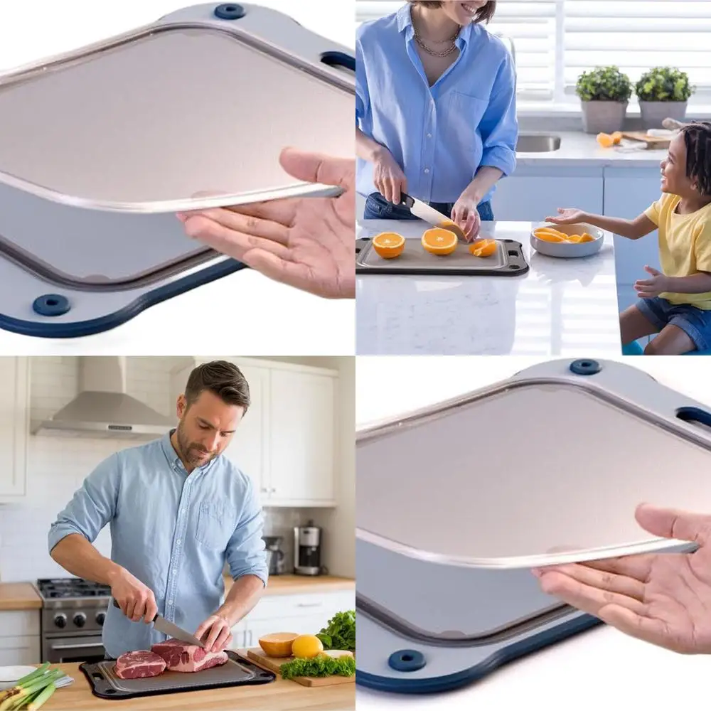 

Fresh-Cut Kitchen Mat: Interchangeable Surfaces for Hygienic and Safe Food Preparation