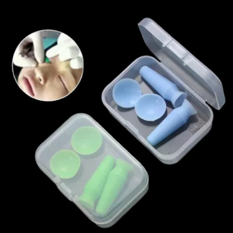Soft Silicone Embedding Eyeball Protector Cover With Absorber Ocular Shield For Blepharoplasty Instruments Ophthalmic Surgery
