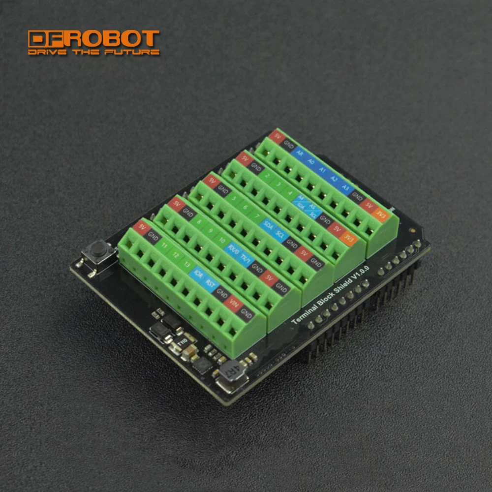 gnd 24v 전원 공급용 DFRobot 터미널 블록 쉴드 실전 사용기: 아두이노 프로젝트에서의 안정성과 연결성 분석