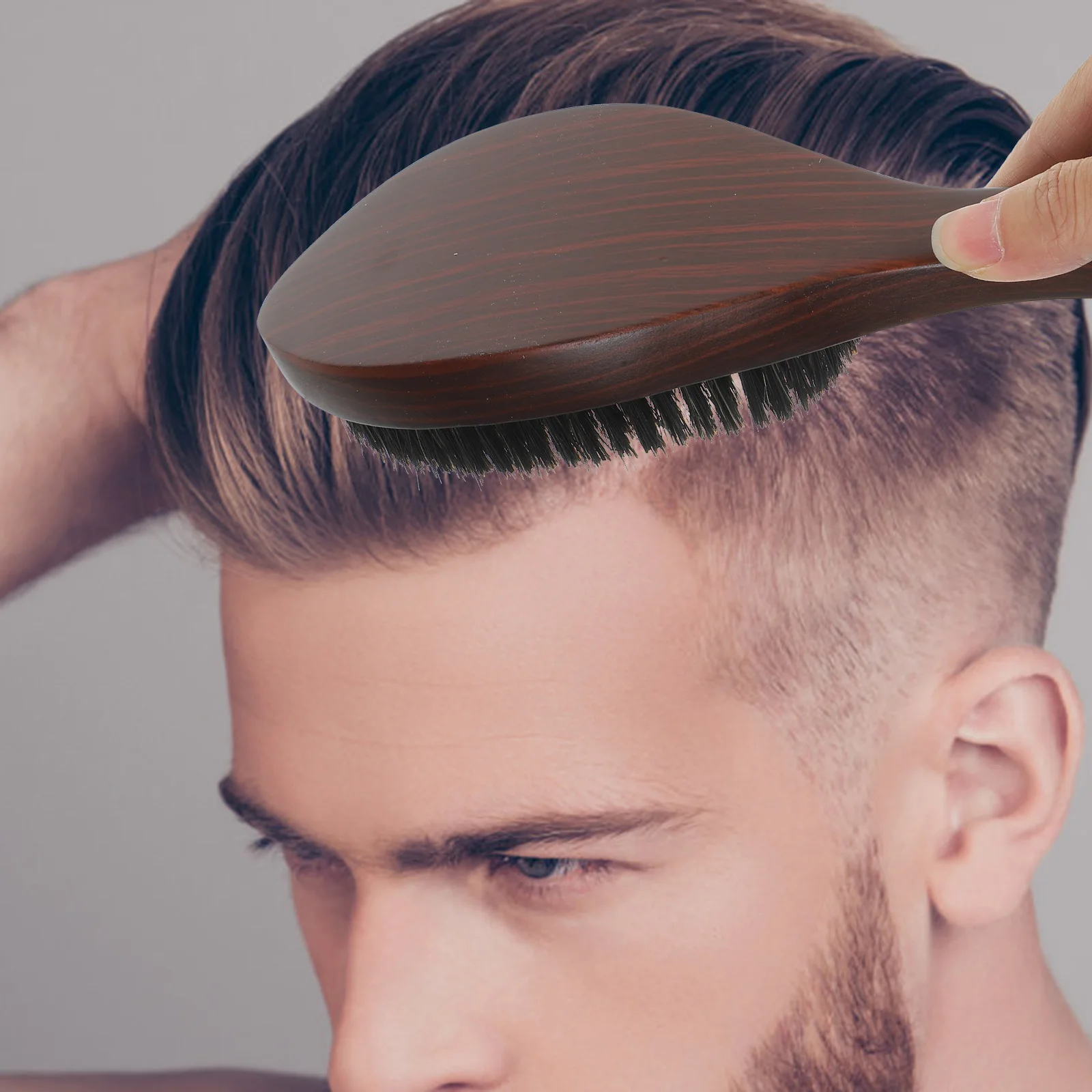 

Boar Bristle Comb Wooden Hair Combs for Women Fine Detangle Natural Wood Anti Static Non Scratch Scalp Care Styling Tools