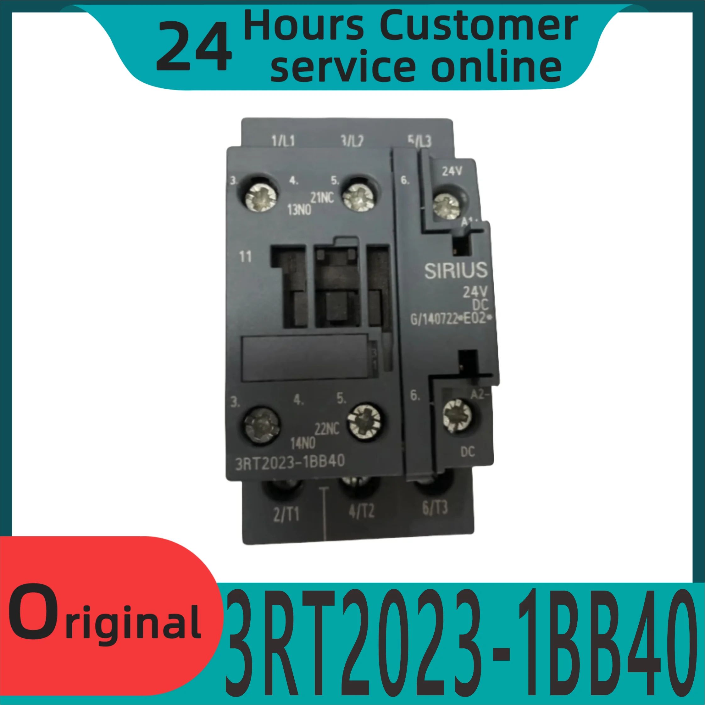 

Новый оригинальный контактор E02 3RT2023-1BB40 DC24V нормально открытый и нормально закрытый