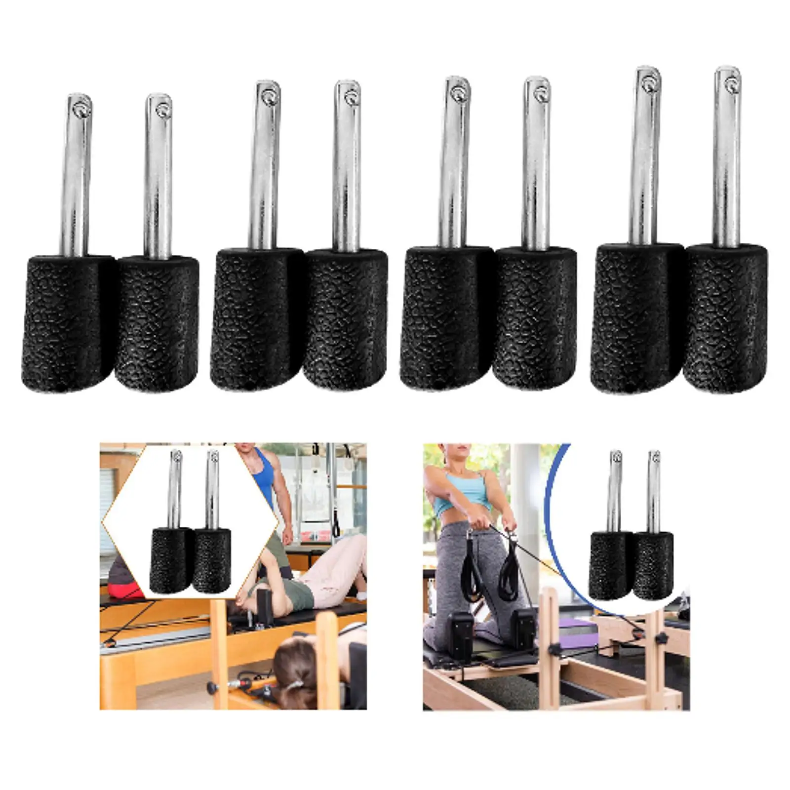 2Pcs Pilates Reformer Stopper Spare Part Premium Easy to Install High Reliability Enhanced Performance Workout Accessories